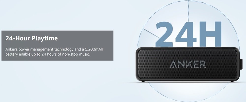 Anker SoundCore 2 Battery Life