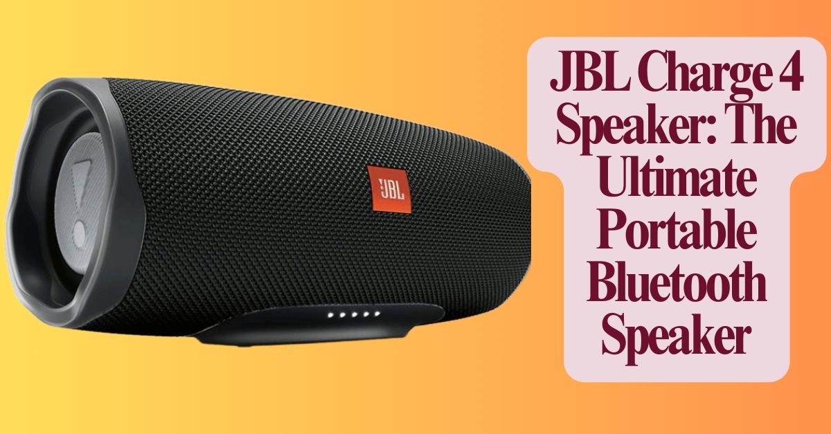 JBL Charge 4 Portable Bluetooth Speaker