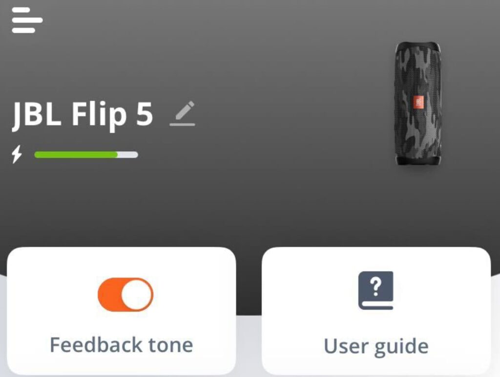 JBL Flip 5 Portable Bluetooth Speaker App