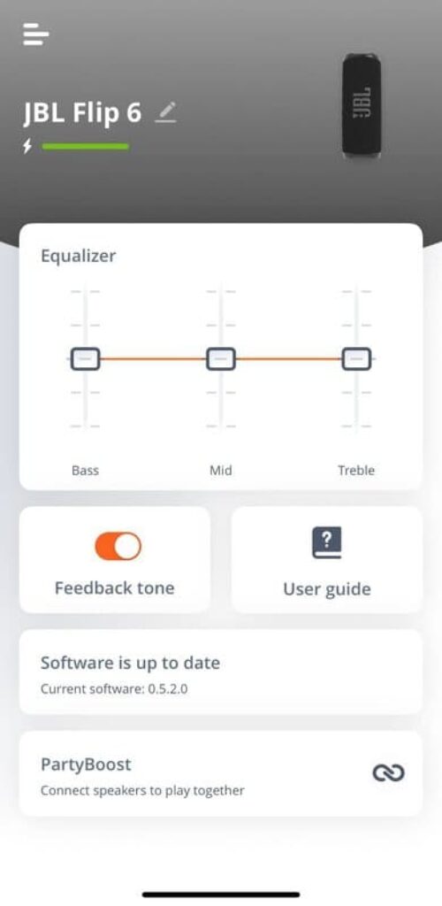 JBL Flip 6 Bluetooth Speaker App