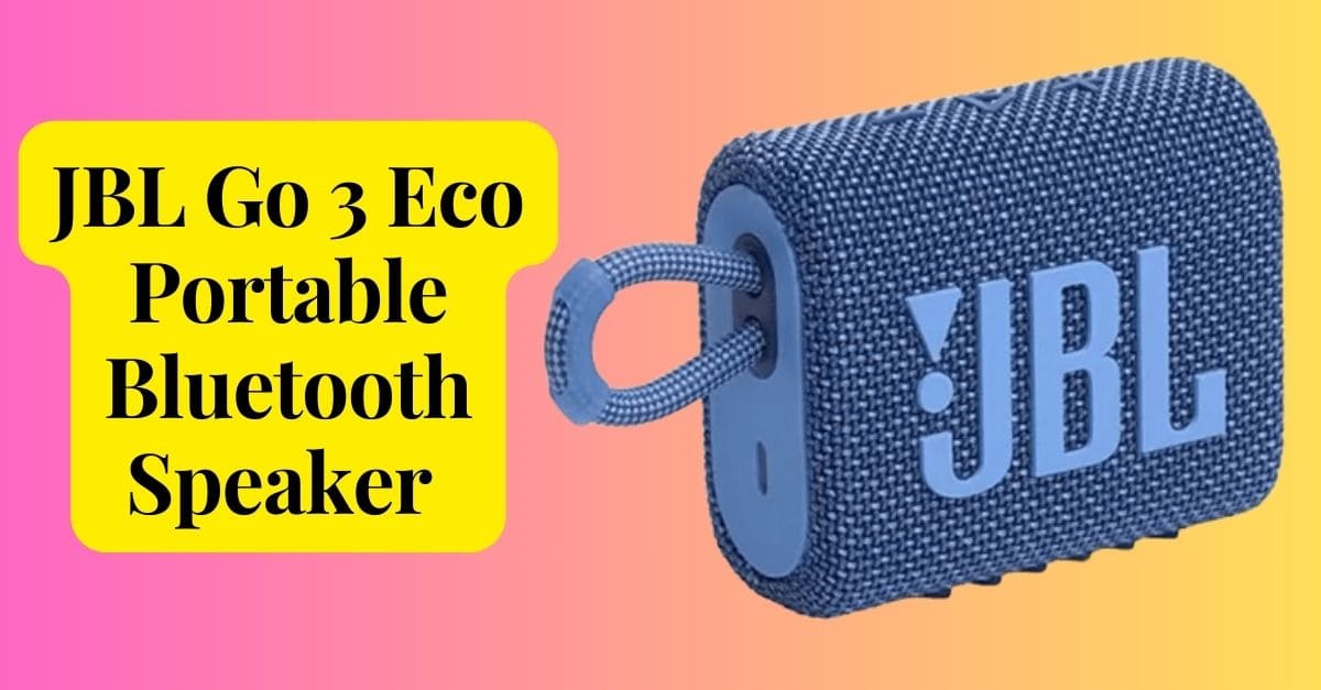 JBL Go 3 Eco Bluetooth Speaker