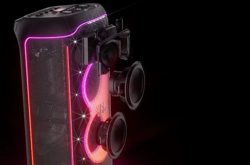 JBL Partybox 110 Design and Desplay