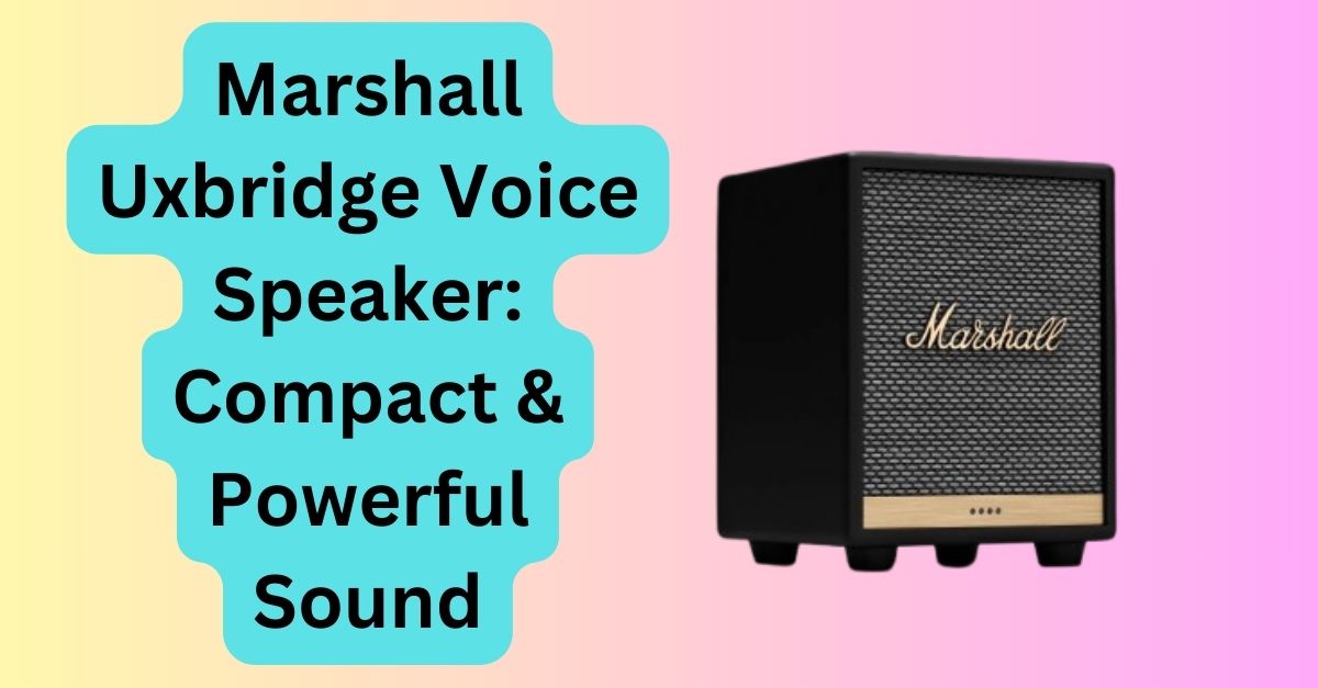 Marshall Uxbridge Voice Speaker: Compact & Powerful Sound