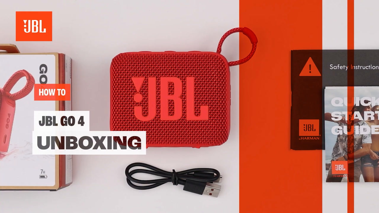 JBL Go 4 ultra-portable bluetooth speaker unboxing