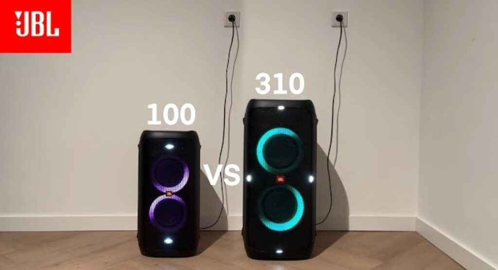 JBL PartyBox 310 vs. JBL PartyBox 100