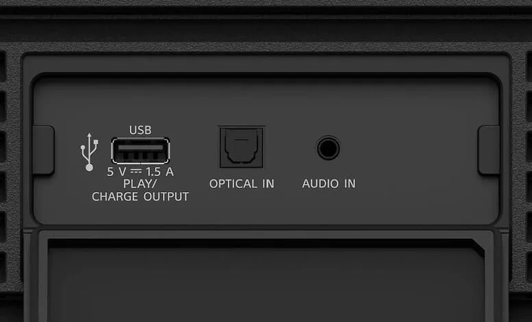 USB Play and Charging of Sony ULT Tower 10