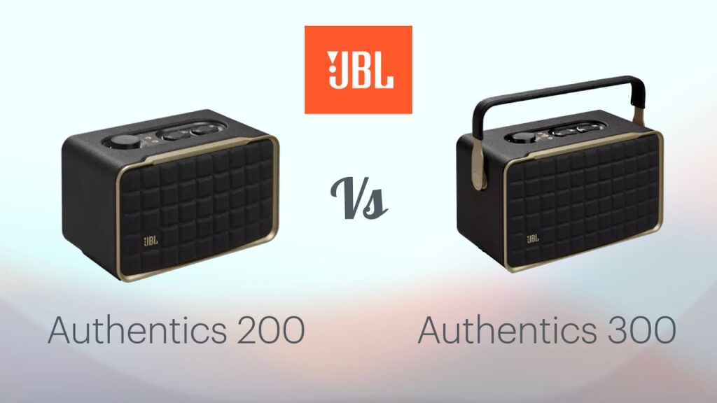 jbl authentics 200 bluetooth speaker vs. jbl authentics 300