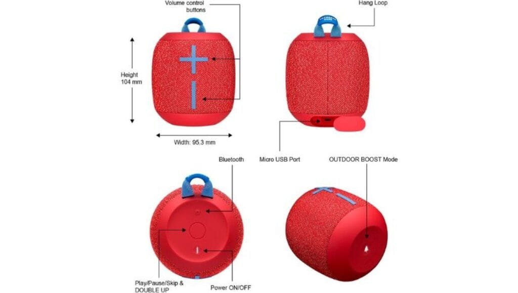 Ultimate Ears WONDERBOOM 2 Controls