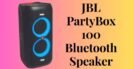 JBL PartyBox 100 Speaker Specifications