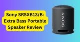 Sony SRSXB13/B: Extra Bass Portable Speaker Review