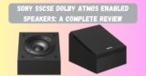Sony SSCSE Dolby Atmos Enabled Speakers: A Complete Review